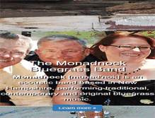 Tablet Screenshot of monadnockbluegrass.keithhillyard.com